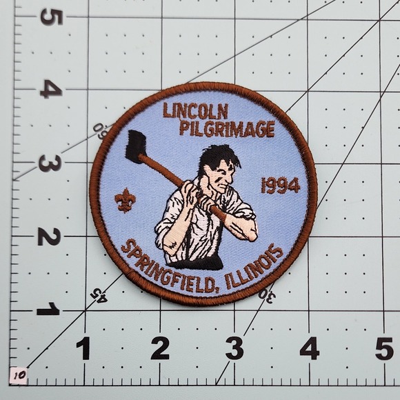 1994‎ Lincoln Pilgrimage Springfield Illinois BSA Trail Patch - Picture 3 of 3